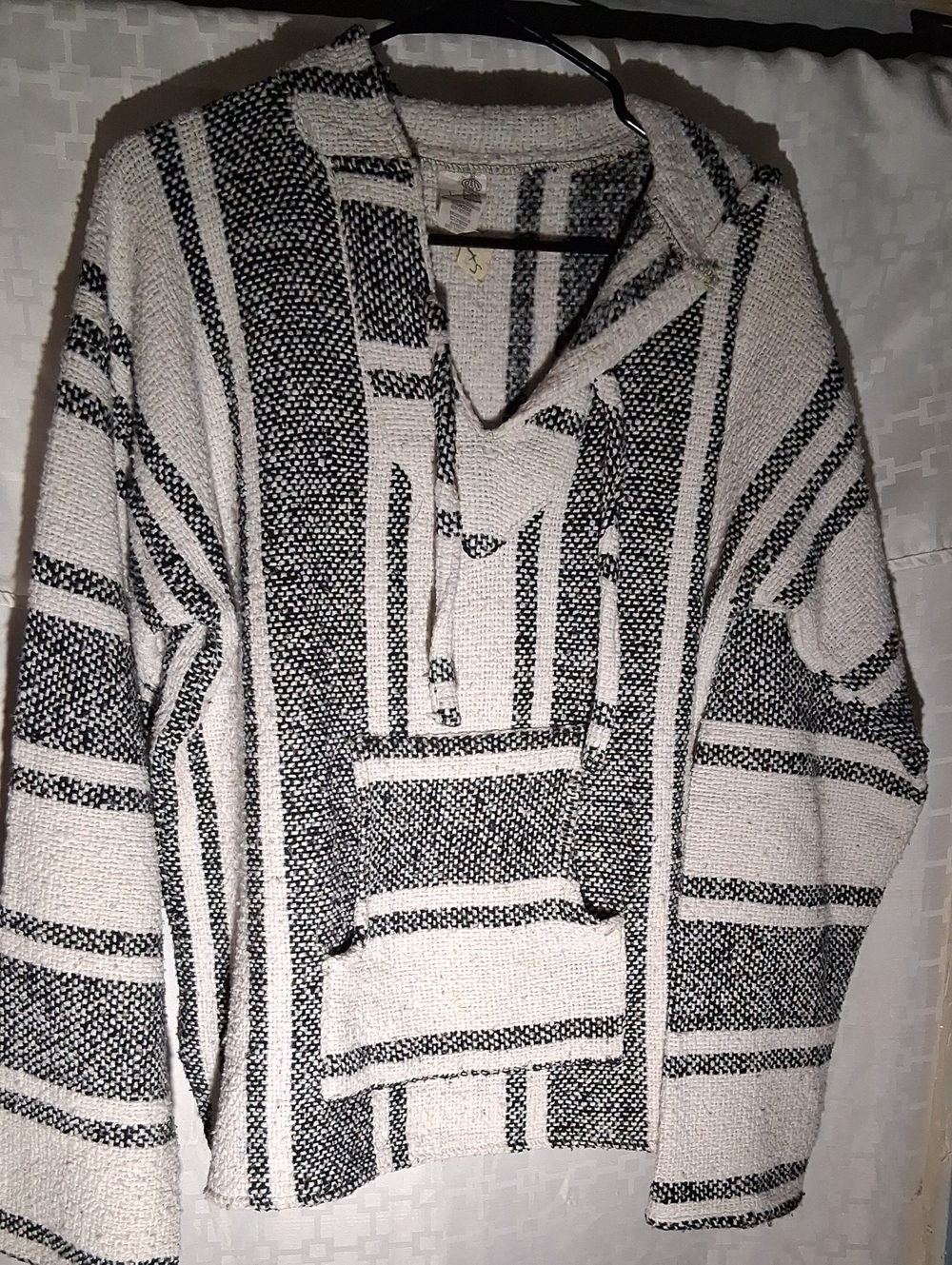 Artesanias Cuamatzi Mexican Baja Hoodie Sweater